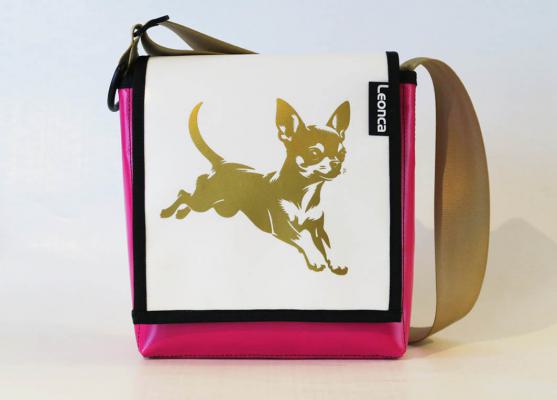 Bags made from tarpaulin with Chihuahua dog printing 5 sizes - Kopie