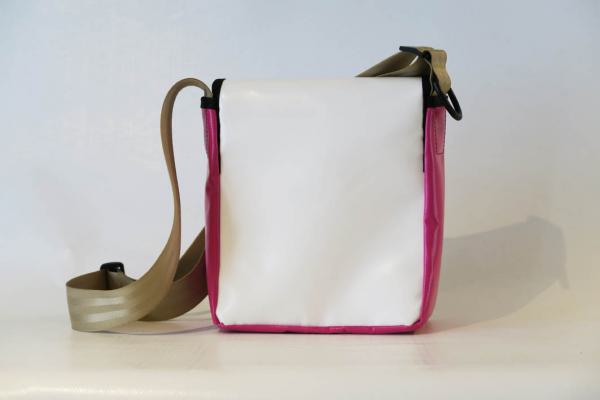 Upcycling Bags made from tarpaulin with printing